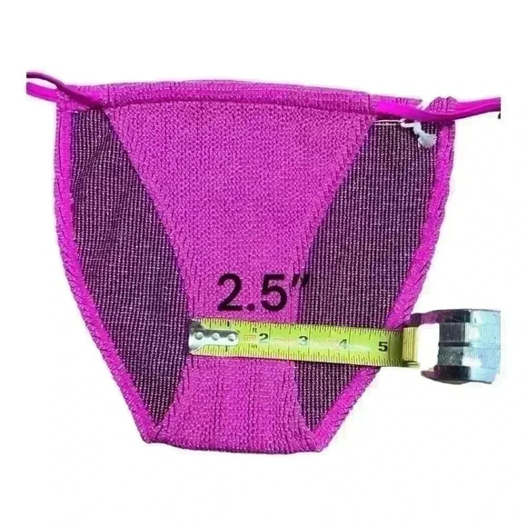 Good American - Style: Always Fits Tiny Metallic Bottom; Size: 3/4 - Picture 5 of 6